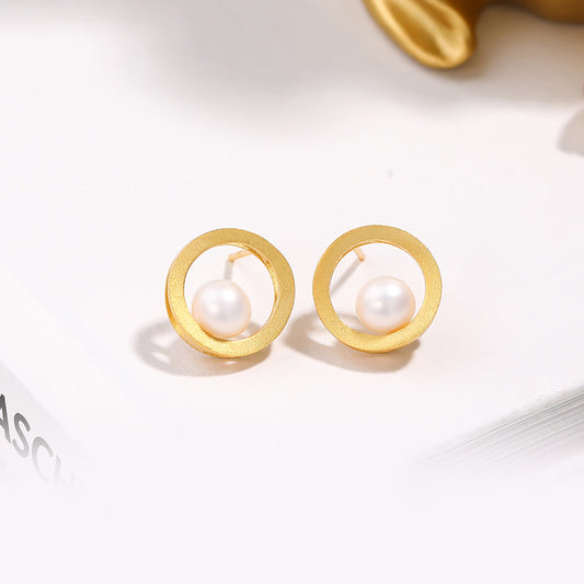 Pearl Hoop Earrings 03I301511400