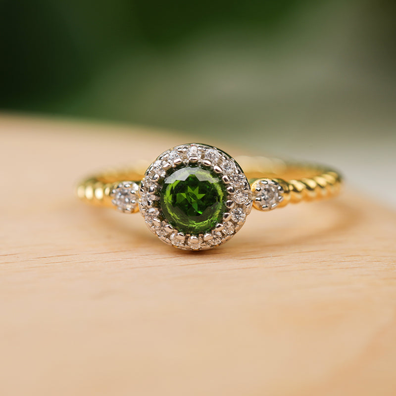 Green Diopside Ring 37Q500101900