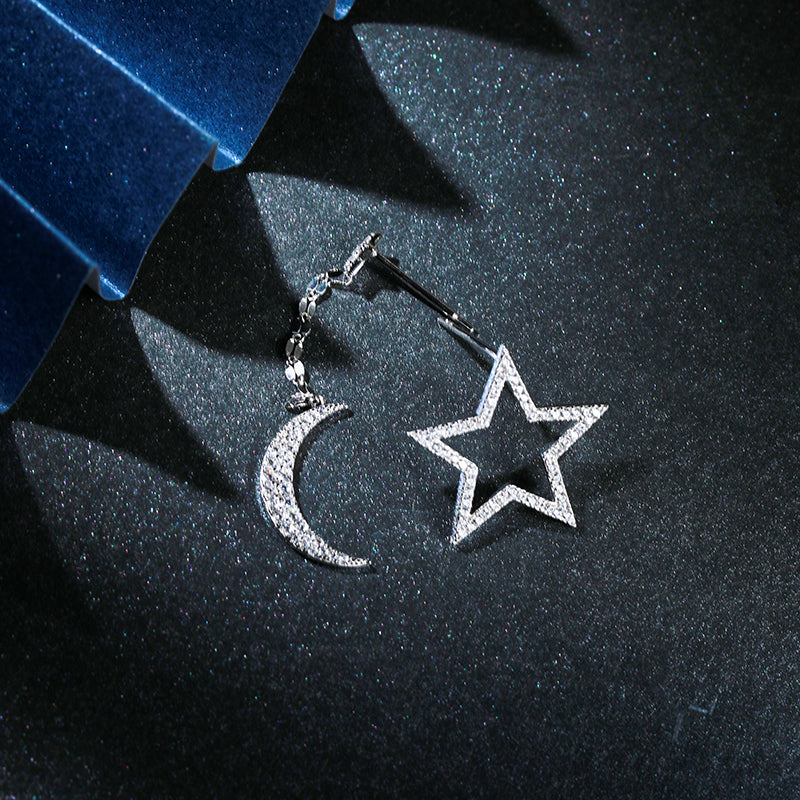 Star and Moon Earrings 062306902400