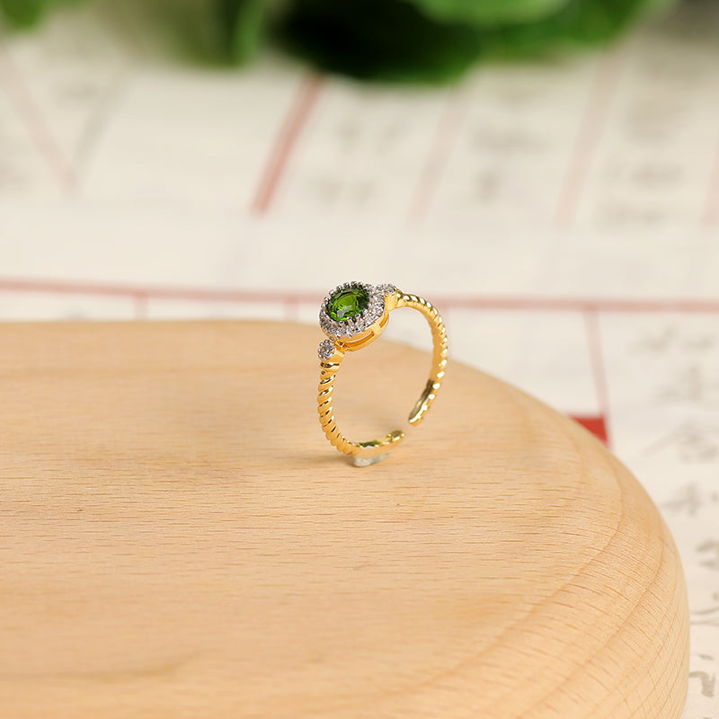 Green Diopside Ring 37Q500101900